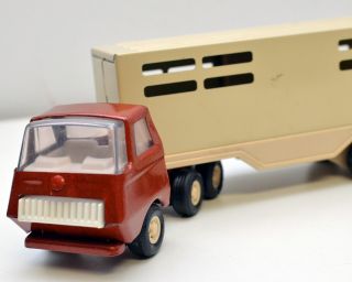 Vintage Tonka Horse Hauler Mini Truck And Trailer