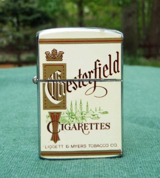 Vintage Continental " Chesterfield Cigarettes " Lighter - Liggett & Meyers - Japan