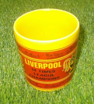 Vintage Liverpool Fc Coffee Mug 1983