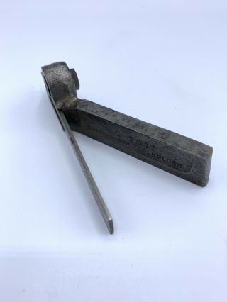 Vintage Craftsman 2037 Cutting - Off Cut Off Tool Holder Lathe 5/16 " X 3/4 " Shank