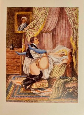 Victorian Era Erotic Art Sex Akt Vagina Penis Breast Marriage Vintage 1880 Love