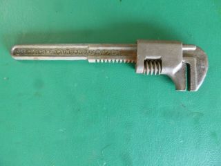 Vintage Ford 9 " Adjustable Monkey Wrench - Moore Drop Forging Co,  Sprngfld,  Mass