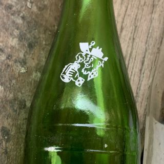 Vintage Mountain Dew Hillbilly Glass Soda Bottle