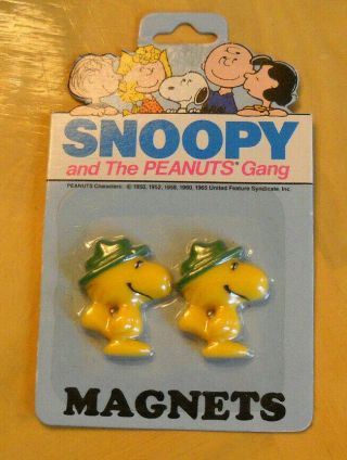 Vintage Charlie Brown Snoopy And The Peanuts Gang Nip Magnets Wecolite