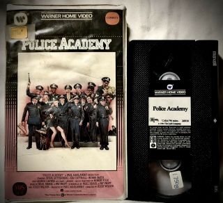 Police Academy 1st Release Vintage Vhs Movie 1984 In Clamshell G,