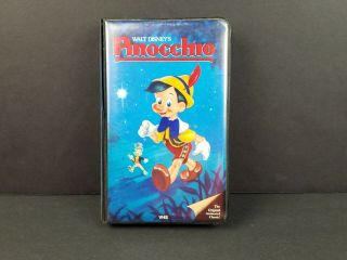 Vintage Walt Disney Home Video Pinocchio The Classics Black Diamond Vhs 1940
