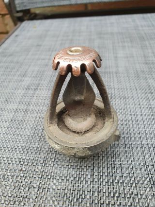 Vintage Grinnells 1916 Brass & Copper Fire Spinkler Head