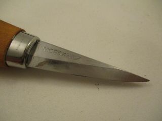 Vintage Mora Sweden Morakniv Wood Carving Knife 2.  25 