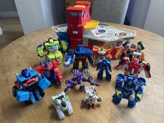 Transformers Rescuse Bots Bundle Inc Boat Optimus Prime