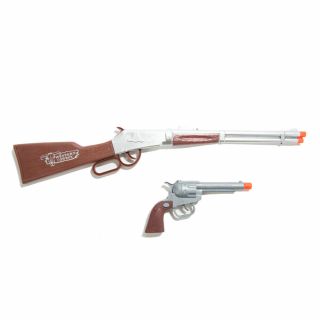 Kids Western Cowboy Toy Guns Pretend Play Set Rifle Pistol Sword Christmas Gift 3