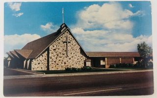 Vintage Bakersfield California Ca Plans Assembly Of God Postcard