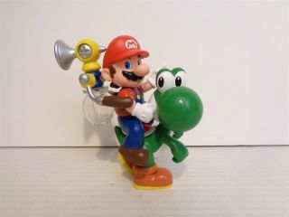 2003 Joyride Nintendo Power Mario Sunshine & Yoshi Action Figure Complete