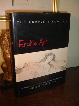 Vtg 1987 Complete Book Of Erotic Art Vols.  1 & 2 By Kronhausen Hcdj Adults Only