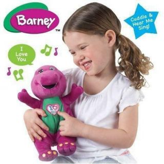 Official Barney I Love You Musical 10  Barney Soft Plush Toy