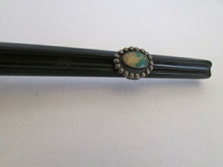 Vintage Toe/pinky Ring Faux Turquoise Silver Tone