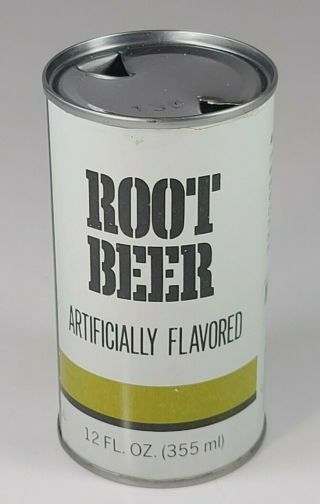 Vintage Jewel Root Beer Soda Pop Can Straight Steel Flat Top Melrose Park Il