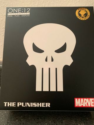 2018 Sdcc Mezco Exclusive Punisher Special Ops Edition One:12 Figure Pre Owned
