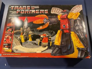 Transformers G1 1985 Omega Supreme Autobot Defense Base Complete W/ Box