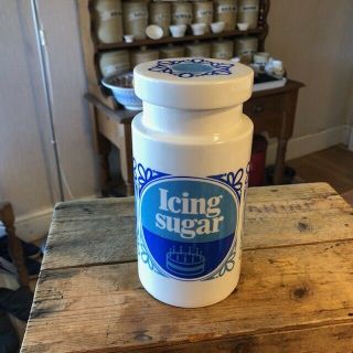 Vintage Lord Nelson Ware Tate & Lyle Icing Sugar Storage Jar – Kitchenalia –