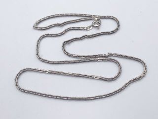 Vintage Solid Silver Heavy Well Made Danish Style Chain Ladies Necklace