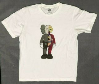 T - Shirt Kaws X Dissected Flayed Ut Uniqlo Small Summer 2019 Medical Dissection