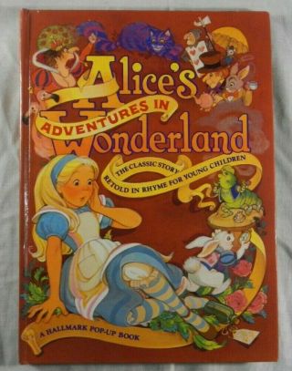 Vintage Hallmark Pop - Up Book Alice 