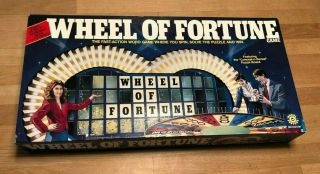 Vintage 1985 Wheel Of Fortune Board Game 1st Edition Complete