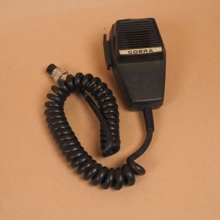 Vintage Cobra Cb Microphone Citizen Band Mic W 4 Pin Female Plug Coffin
