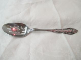Vintage Imperial Stainless Pierced Serving Spoon Chalmette