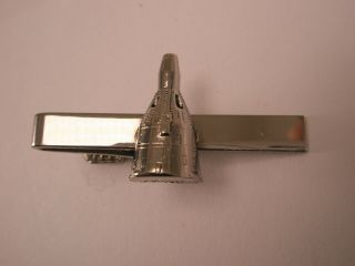- Space Capsule Command Module Vintage Balfour Tie Bar Clip Lunar Nasa Apollo