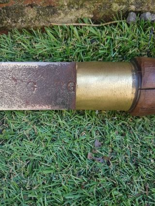 Vintage Very Large cabinet makers,  railway,  Turnscrew screwdriver 69cm brass 2