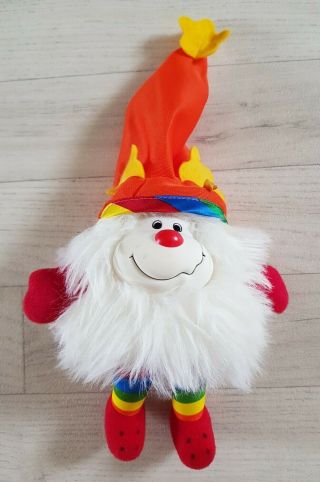 Vintage Rainbow Brite Sprite - Twink With Hat - Soft Toy Hallmark White Plush