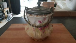 George Jones & Sons Vintage/antique Sugar Pot With Hallmarks Uncleaned P&p