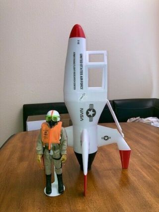 Custom X - 16 Usaf Experimental Jet Rocket Plane For Gi Joe Pilot Or Astronaut