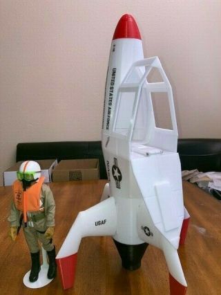 Custom X - 16 USAF Experimental Jet Rocket Plane for GI Joe Pilot or Astronaut 3