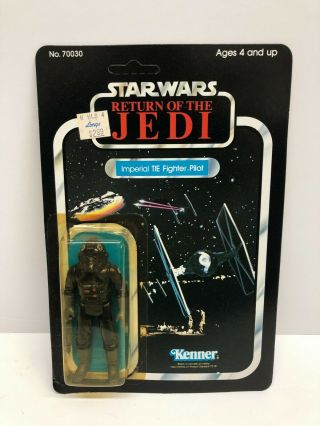 Imperial Tie Fighter Pilot 1983 Star Wars Rotj Return Of The Jedi Figure 77 Back