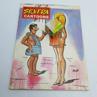 Vintage 1970s Sextra Cartoons Comic Vol.  1 9 (1972) British Adult Cartoon Hu.