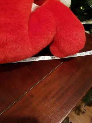 Vintage 2000 Clifford The Big Red Dog Large Laying Stuffed Plush Animal Toy 26 