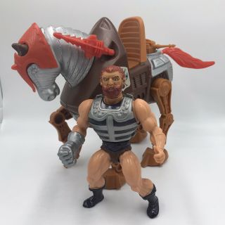 1983 Vintage Masters Of The Universe Fisto And Stridor Figure,  He - Man Motu