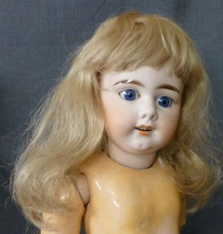 13 " Blonde Doll Wig For Vintage Doll,  Large Wig 33cm,  Doll Wig