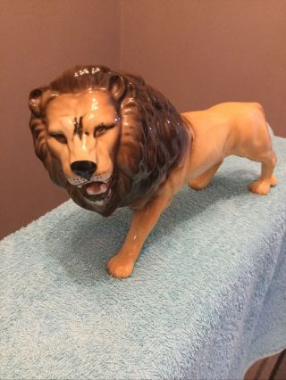 Vintage Beswick Large Lion In