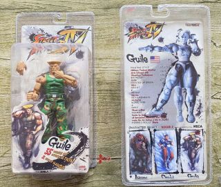 Neca Street Fighter Iv Guile 7 " Action Figure Toys Video Game