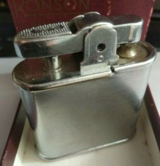 Vintage Petrol Ronson Whirlwind Lighter.  Boxed