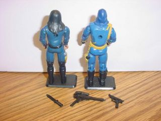 2004 Gi Joe Baroness & Cobra Commander Action Figures by Hasbro 2