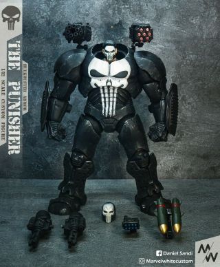 Marvel Legends Punisher Hulkbuster Custom Figure (dc Neca Mcfarlane Mattel Mezco)
