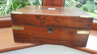 Small Rosewood Box For Restoration