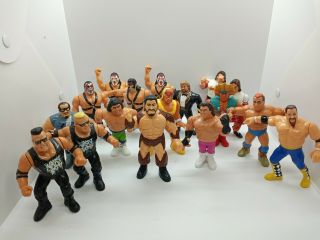 Wwf Hasbro And Wwe Mattel Retro Action Figures 17 Figures In Total