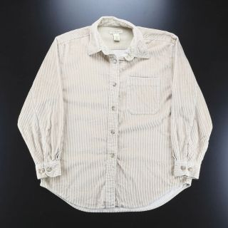 Vintage Limited Chinos Beige 90s Long Sleeve Casual Shirt Mens M