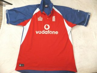 England Admiral Vintage 2004/05 Odi One Day Cricket Shirt Size Xlarge Xl Adult