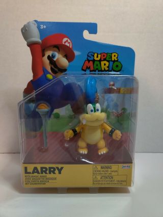World Of Nintendo Mario Larry Koopa 4 Inch Action Figure Jakks Pacific